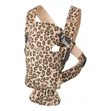 Portabebés Babybjã¶rn Mini, Algodón, Beige/leopardo, 1