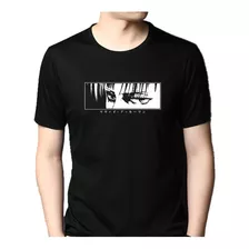 Playera Black Levi Ackerman Attack On Titan Anime