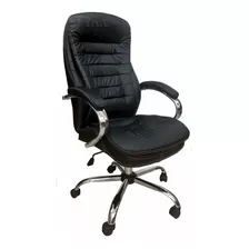 Silla Pc Sillon Gerencial Ejecutivo Basculante Cromado! Nf38