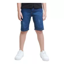 Bermuda Short Jeans Infantil Menino Bebê