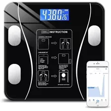 Balança Digital Bioimpedância Corporal Vidro 180kg Bluetooth