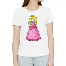 Playera Blusa Princesa Peach Mario Nintendo