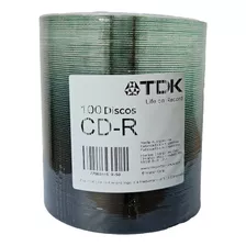 Cd-r Tdk Estampado 700mb 80min 52x Pack X 1.200 Uds