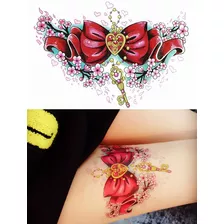 16 Tatuagens Femininas Temporária Para Mãos Removível 21x14cm - BZ-118