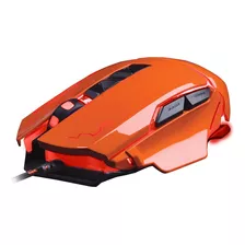 Mouse Gamer Multilaser Warrior Ivor Laranja 3200dpi Mo263