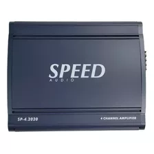 Amplificador Automotriz 4 Canales Speed Sp-4.2020 Color Azul Obscuro