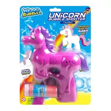 Burbujero Pompero Unicornio Luz - Wanna Bubbles