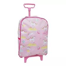 Mochila Bebê Infantil Rodinhas Pequena P/ Escolinha Passeio