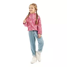 Roupa Infantil Menina Blusa De Frio Casaco Em Soft Térmico 