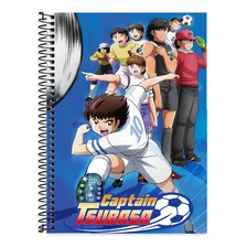 Caderno Escolar Universitário 20 Mat 400fls Captain Tsubasa