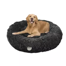 Cama Perro Mascota Antiestres Felpa 90 Cms Talla Xl Sesami