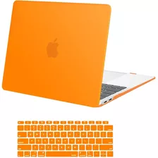 Funda Mosiso/cubre Teclado Macbook Air 13 2020/19/18 Naranja