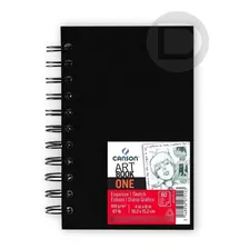 Bloco Espiral Sketchbook Canson One 80fls 100g A6 10x15,2cm