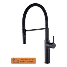 Torneira Gourmet Preta Misturador Monocomando Metal Cozinha Acabamento Preto Fosco Black Matte Cor Preto Fosco Black Matte