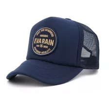 Gorra Trucker Classic Royal Azul Marino Liso Eva Rain®