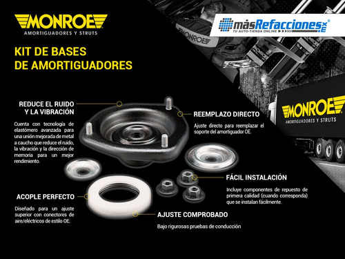 Par Bases Amortiguador Traseras Strut-mate Eclipse 95-05 Foto 2