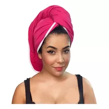 Toalha Touca De Secar Cabelo Magica Turbante Antifrizz Niale