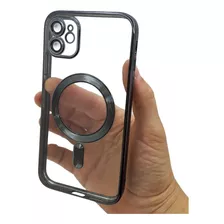 Carcasa Magnética Con Protector De Cámara Para iPhone Todos