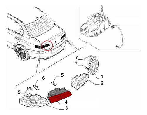 Farol Trasero Izquierdo Alfa Romeo 159 Sport 2.2 2010-2013 Foto 2