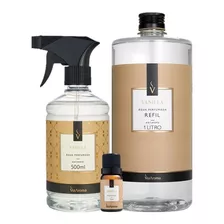 Kit Água Perfumada + Refil + Essência De Vanilla - Via Aroma