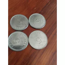 4 Moedas Cruzados 1987 E 88