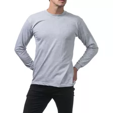 Camiseta De Frio Manga Longa Masculina Colorida Sortidas