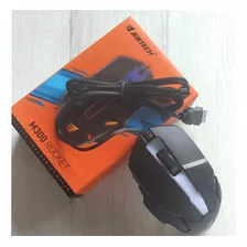 Mouse P/ Computador Alambrico Jertech Diseño Gaming Rgb Color Negro