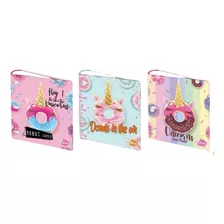 Carpeta Escolar N*3 3 X 40 Donas Unicornios Inkdrop