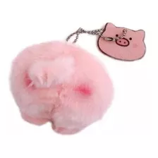 Llavero Cerdito Kawaii Peluche Rosado Marranito 