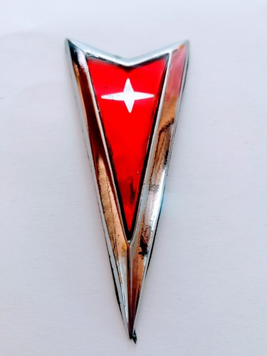 Emblema Frontal Pontiac 9.5 Cm Alto Metal Foto 3
