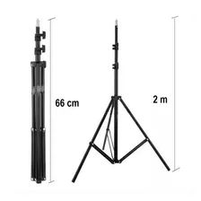 Paral Para Iluminación Fotografia Stand Tripode 2 Mts 