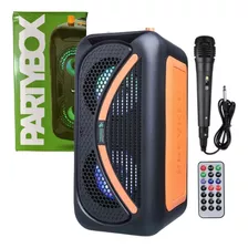 Caixa Caixinha Som Bluetooth Amplificada 1000w C/ Microfone