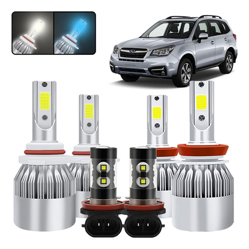 Kit De Focos Led 9005 H7 H3 Para Subaru Tribeca 2008-2014 Subaru Baja