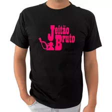 Camiseta Neon Jeitão Bruto Fluorescente Country Rodeio Top