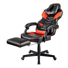 Cadeira Gamer Vermelha Dpx Gt13 Giratória Apoio Retrátil 