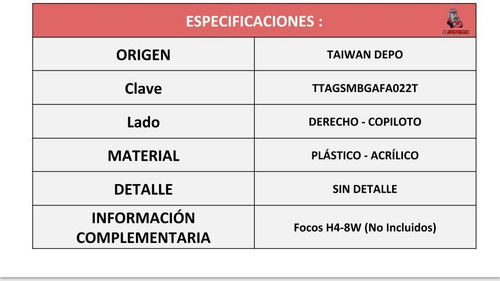 Faro Mitsubishi Galant 2002-02-2003-03 Rh Foto 4