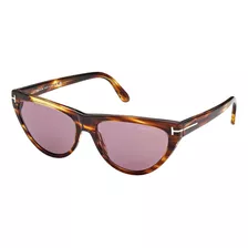 Gafas De Sol Tom Ford Ft0990 55y Amber-02 Havana Frame Para