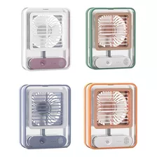 Mini Ventilador Aire Acondicionado Portátil Recargable Cantidad De Aspas 3 Color De La Estructura Verde Oscuro Color De Las Aspas Blanco Diámetro 13 Frecuencia 50 Material De Las Aspas Abs