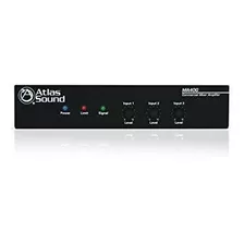 Amplificador Mezclador Global Atlas Sound Ma40g, 3 Canales,