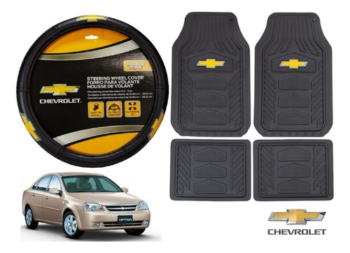 Tapetes 4pz Chevrolet + Cubrevolante Optra 2006 A 2010