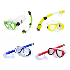 Lentes Para Buceo Niño Snorkel Mascara Nadar Piscina Playa