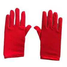 18 Guantes Cortos Accesorio Para Disfraz