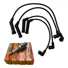 Kit Cables + Bujias Para Hyundai I10 1.1 2008 - 2014