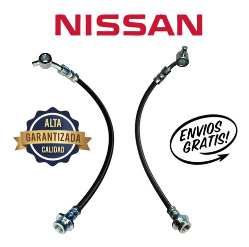 Mangueras Frenos Delant Der/izq Nissan 720/ Pickup D21 74-93 Foto 2