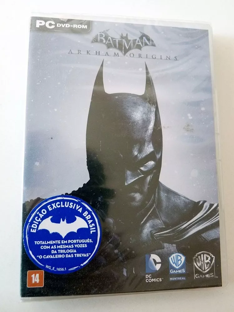 Batman Arkham Origins - Jogo Pc Dvd-rom Lacrado - Dc Comics 