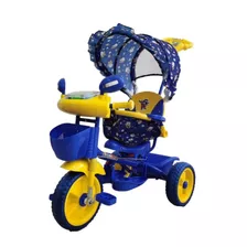 Triciclo Kissme De 24 Con Capota Color Azul