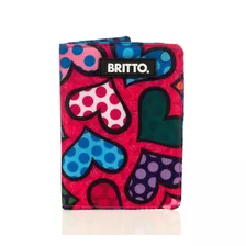 Funda Para Portapasaporte Atmpacks 9561 Con Diseño Corazón - Multicolor