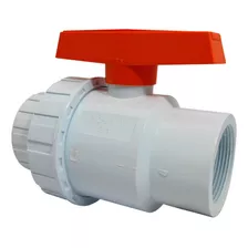 Valvula De Bola Pvc Agua Fria Astm Union Universal Rosca 1/2