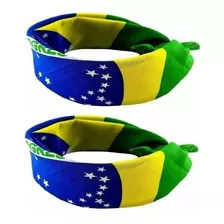 Kit Com 2 Bandanas Do Brasil 100% Algodão Pronta Entrega