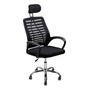 Cadeira De Escritório Oficial Webshop Diretor Mesh Dir360 Ergonômica Preta Com Estofado De Malha Preto
